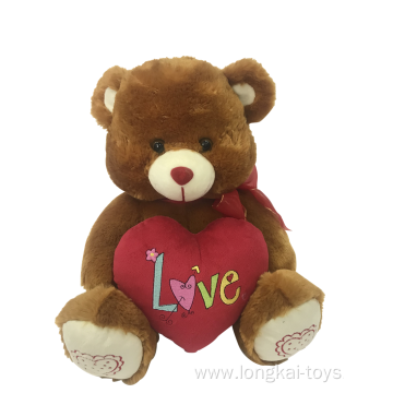 Plush Bear With Heart And Musical